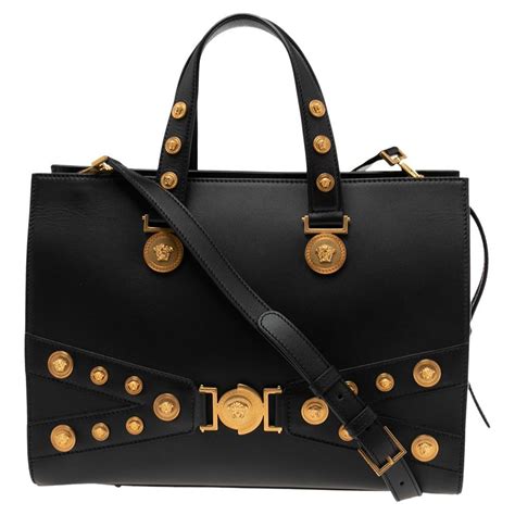 versace large signature handbag|versace clearance sale.